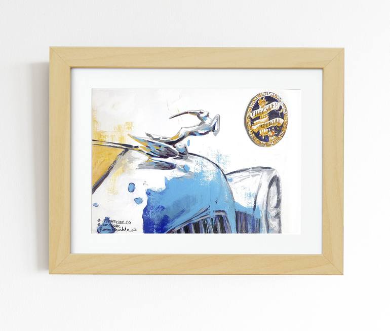 Original Abstract Automobile Painting by ROHAN KHUNTALE