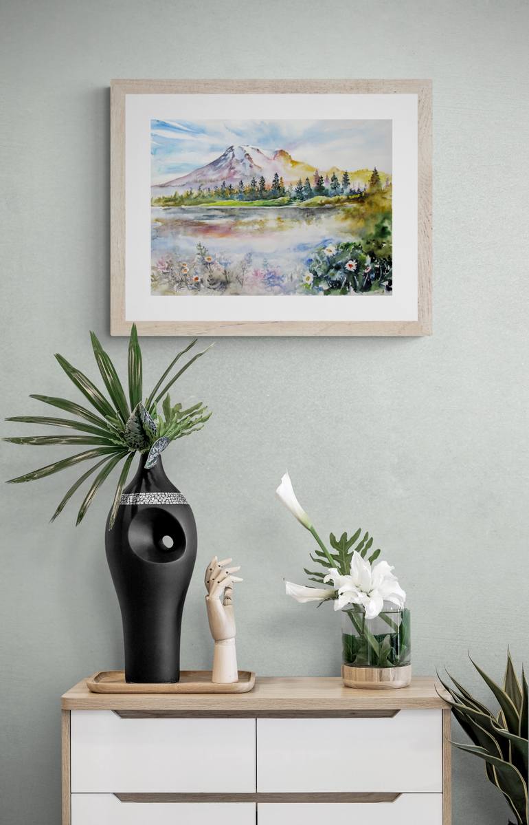 Original Contemporary Landscape Painting by Zsolt Szekelyhidi