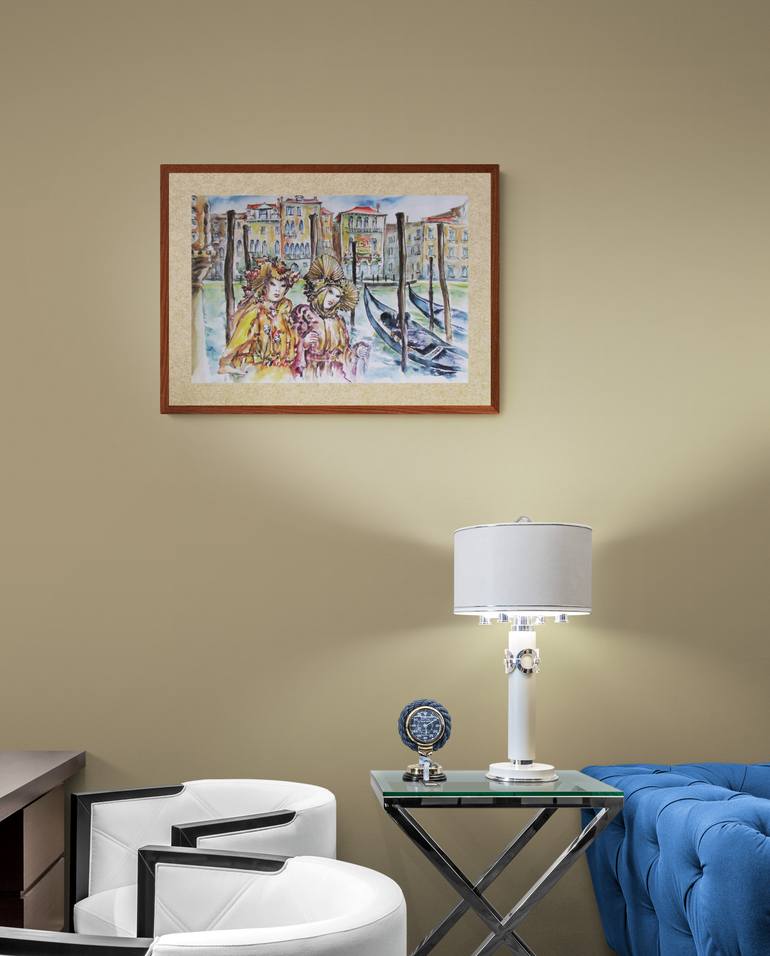 Original Figurative Outer Space Painting by Zsolt Szekelyhidi