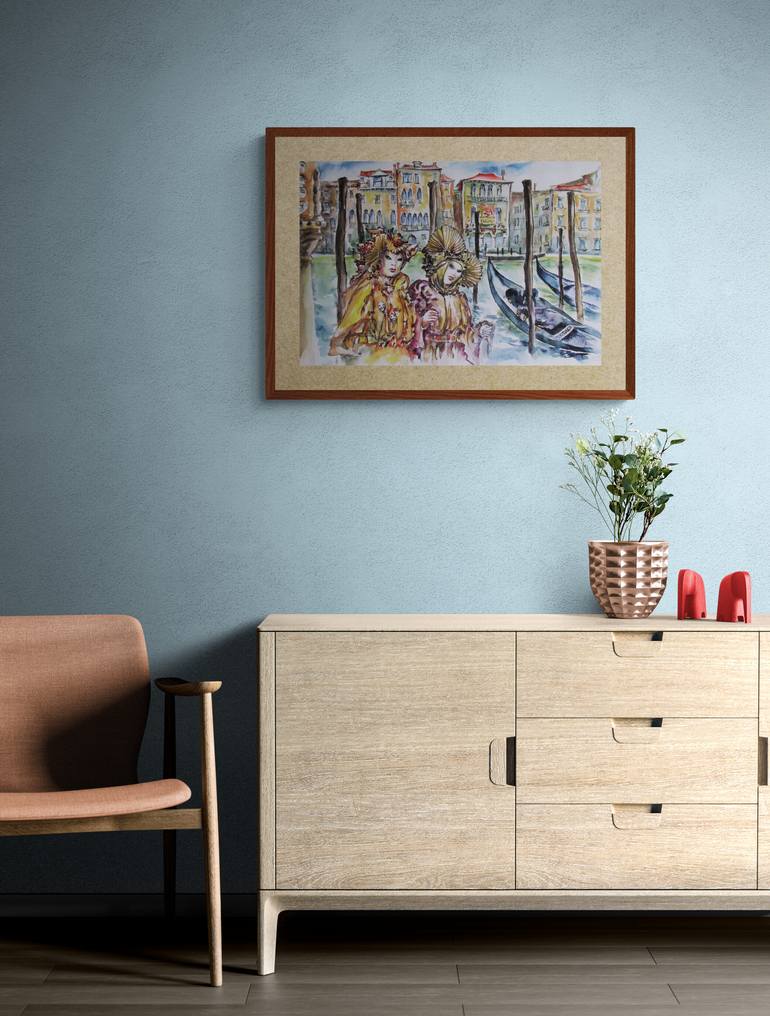 Original Figurative Outer Space Painting by Zsolt Szekelyhidi