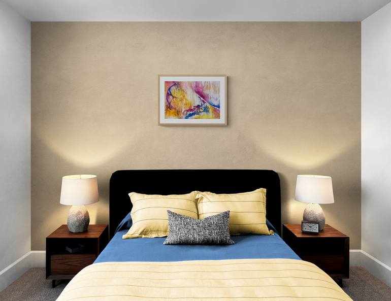 Original Abstract Nude Painting by Zsolt Szekelyhidi