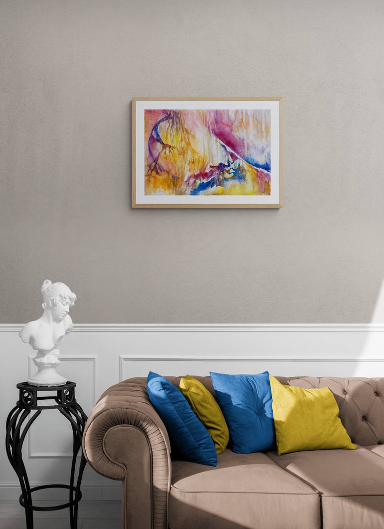 Original Abstract Nude Painting by Zsolt Szekelyhidi