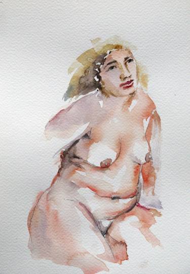 Original Figurative Nude Paintings by Zsolt Szekelyhidi