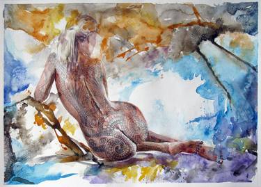 Original Figurative Nude Paintings by Zsolt Szekelyhidi