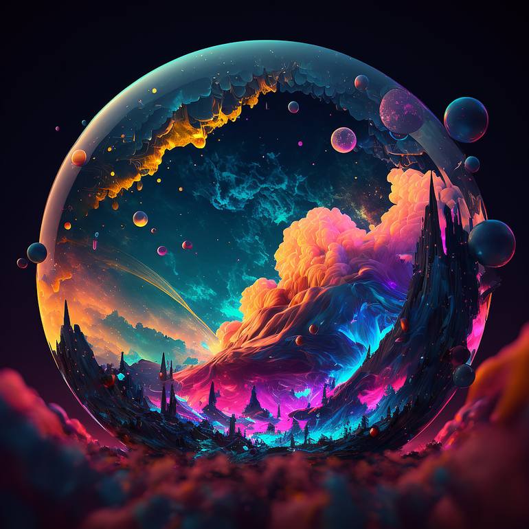 The Dream World Outside Digital by Garient Lyons