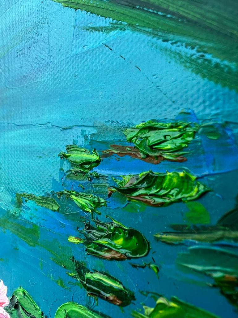 Original Abstract Seascape Painting by Elvira Gord