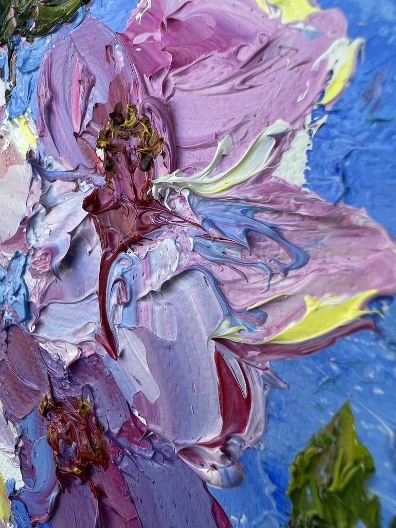 Original Abstract Expressionism Abstract Painting by Elvira Gord