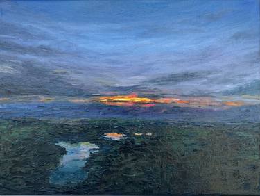Glowing Sunset oil painting thumb