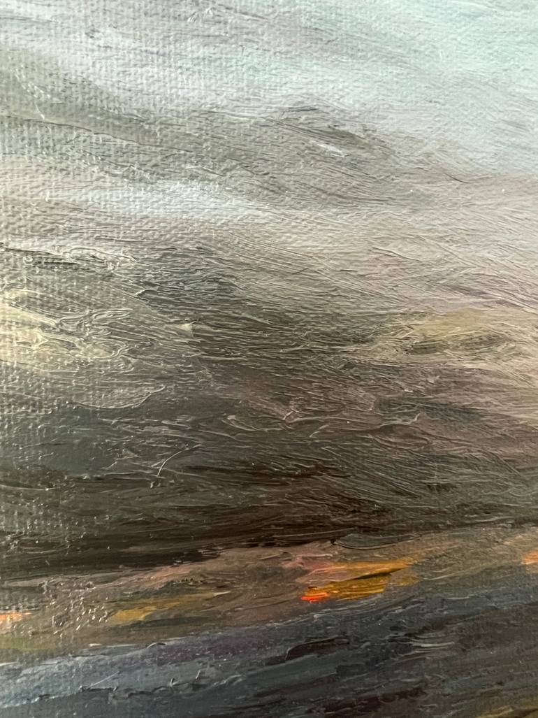 Original Impressionism Abstract Painting by Elvira Gord
