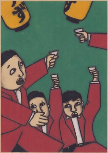 Original Contemporary People Painting by Bruno Albert-Gondrand