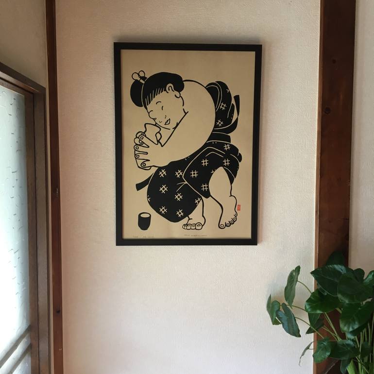 Original Contemporary Women Printmaking by Bruno Albert-Gondrand