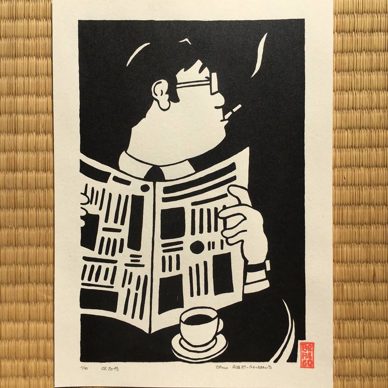 Original Contemporary Food & Drink Printmaking by Bruno Albert-Gondrand