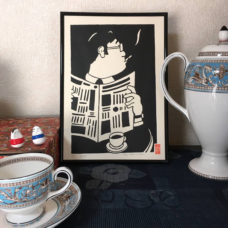 Original Contemporary Food & Drink Printmaking by Bruno Albert-Gondrand