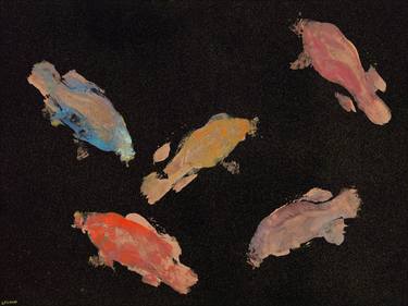 Print of Abstract Expressionism Fish Paintings by Colby Schmitz