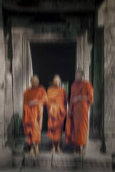 THREE CAMBODIAN MONKS thumb