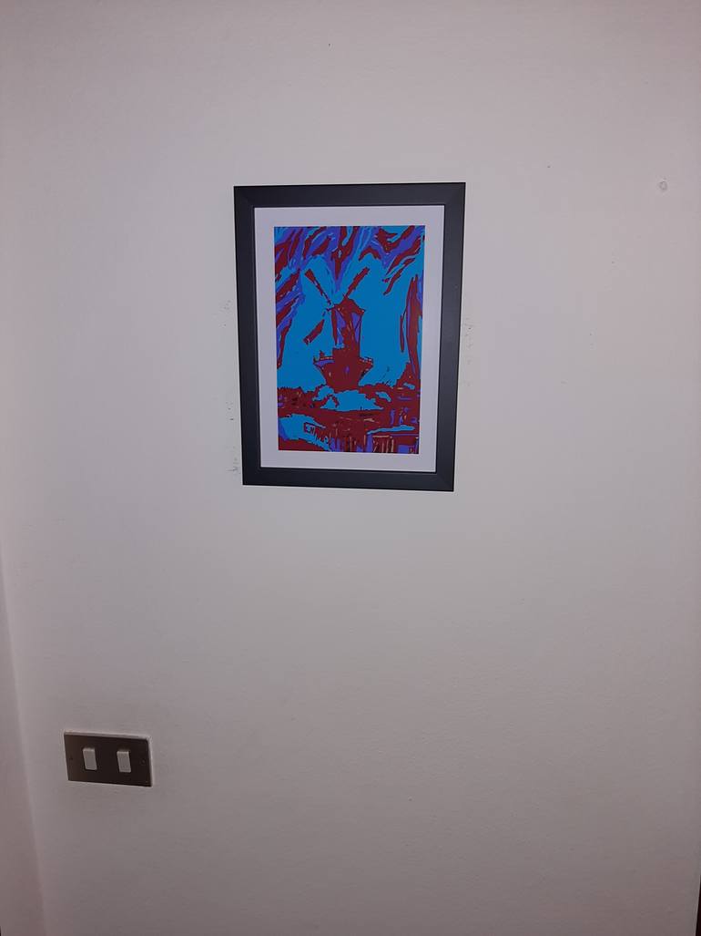 Original Abstract Landscape Mixed Media by Arthie Pcs