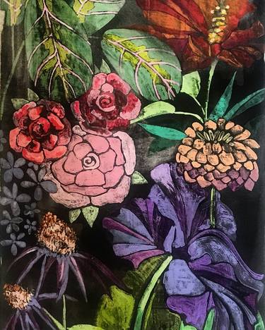 Original Garden Paintings by Donna Wilson