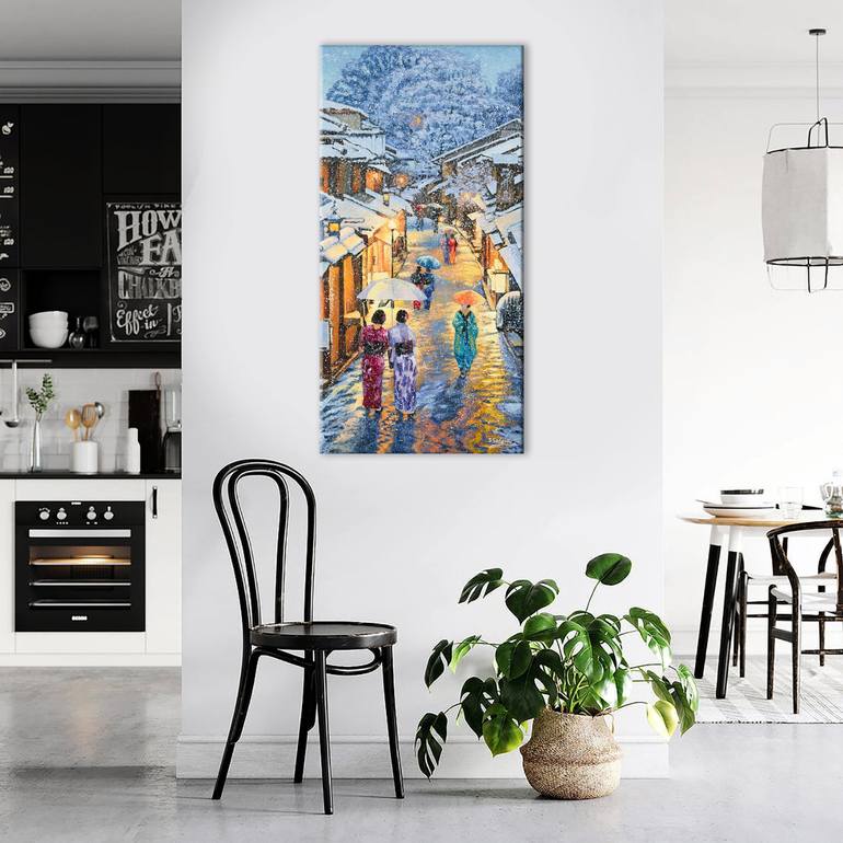 Original Contemporary Places Painting by Stanislav Sidorov