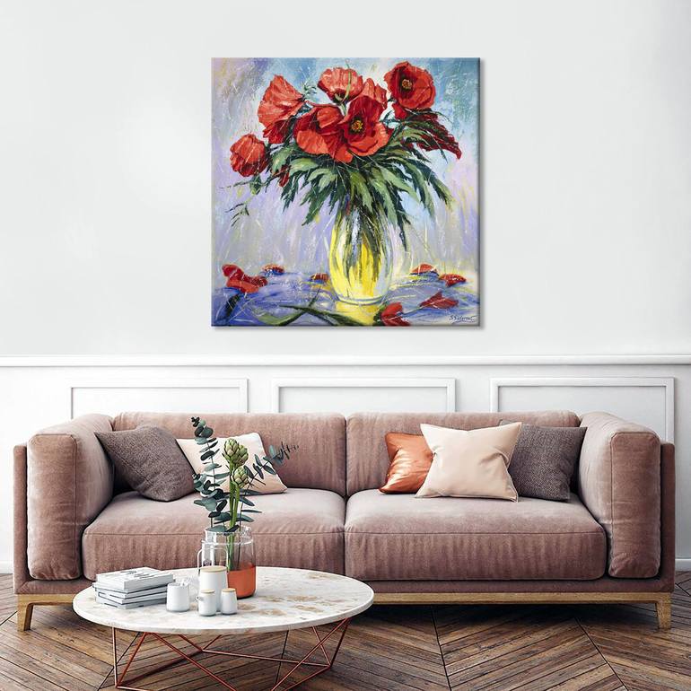 Original Floral Painting by Stanislav Sidorov