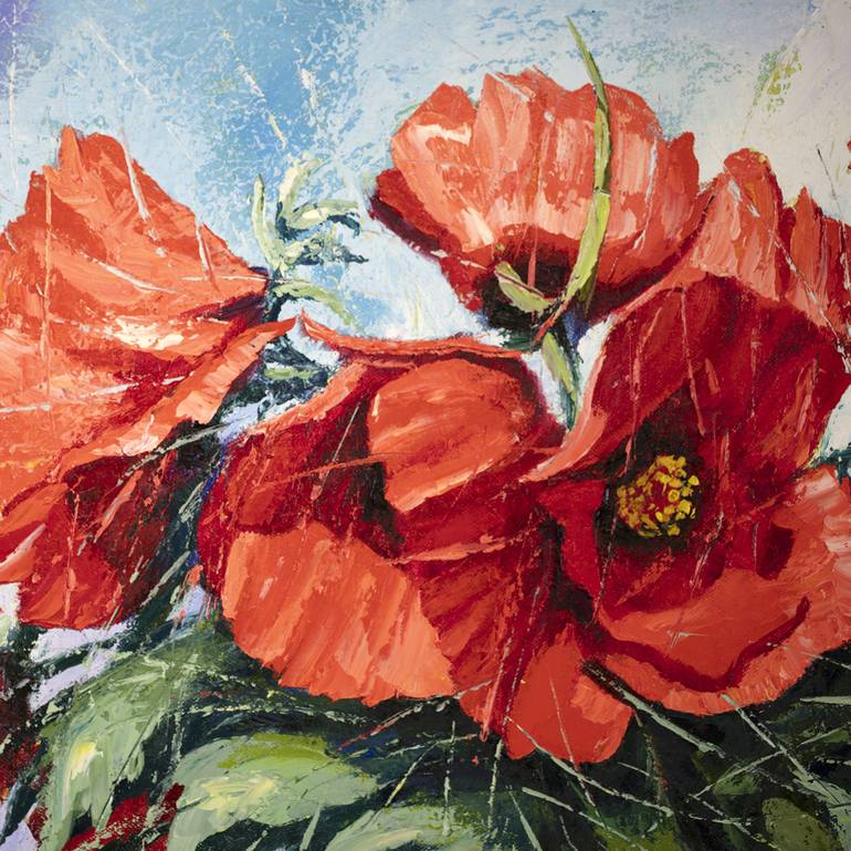 Original Floral Painting by Stanislav Sidorov