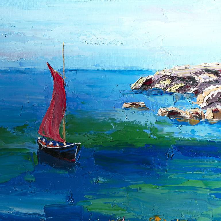 Original Seascape Painting by Stanislav Sidorov