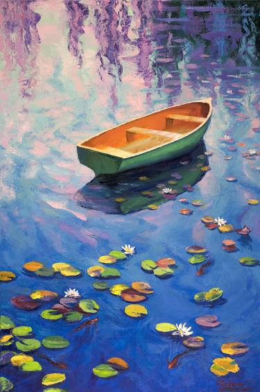 Print of Expressionism Boat Paintings by Stanislav Sidorov