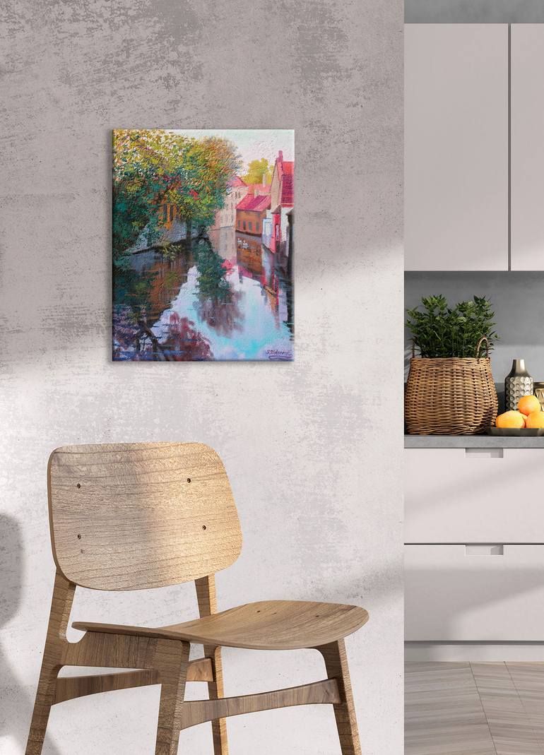 Original Contemporary Architecture Painting by Stanislav Sidorov