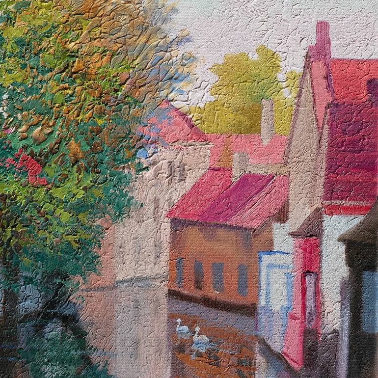 Original Contemporary Architecture Painting by Stanislav Sidorov