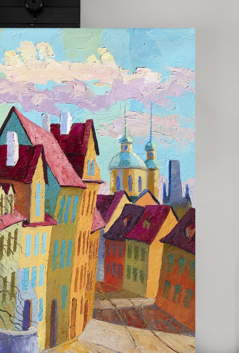 Original Cities Painting by Stanislav Sidorov