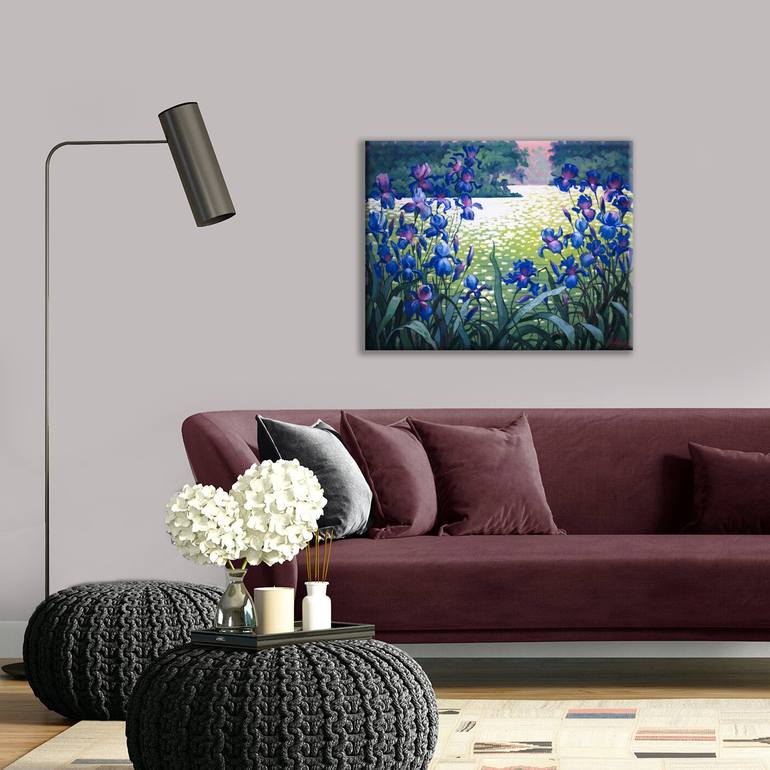 Original Contemporary Floral Painting by Stanislav Sidorov