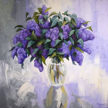 Original Expressionism Floral Paintings by Stanislav Sidorov