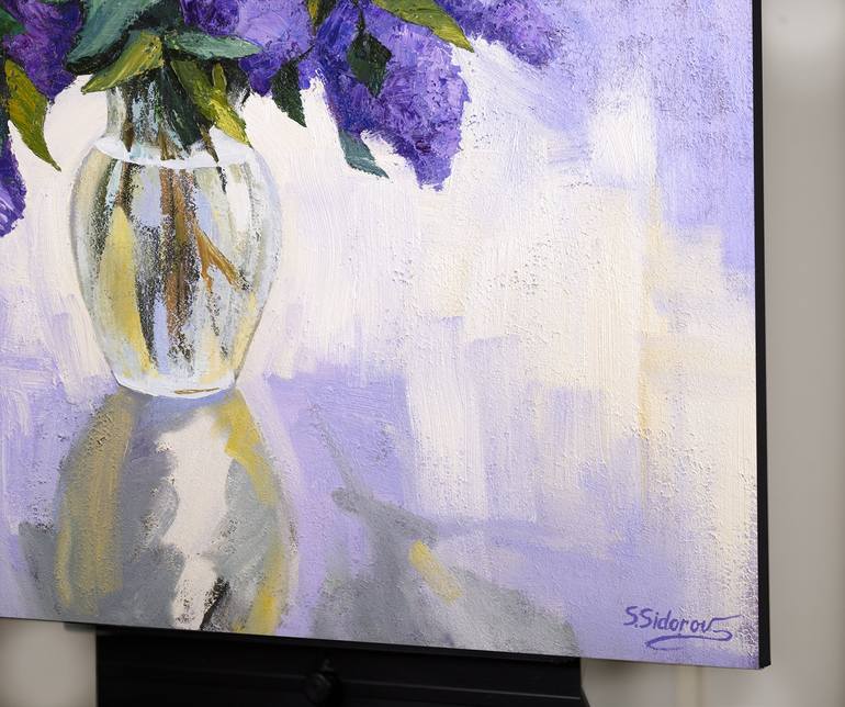 Original Contemporary Floral Painting by Stanislav Sidorov