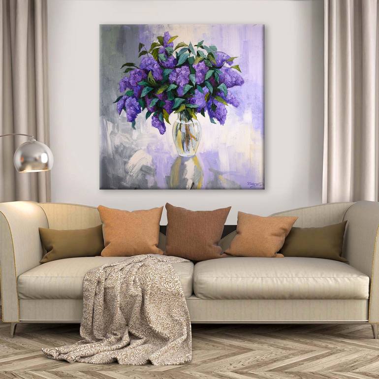 Original Floral Painting by Stanislav Sidorov