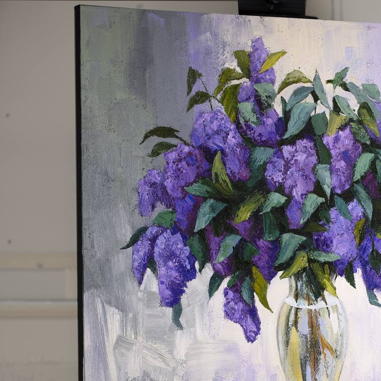 Original Contemporary Floral Painting by Stanislav Sidorov