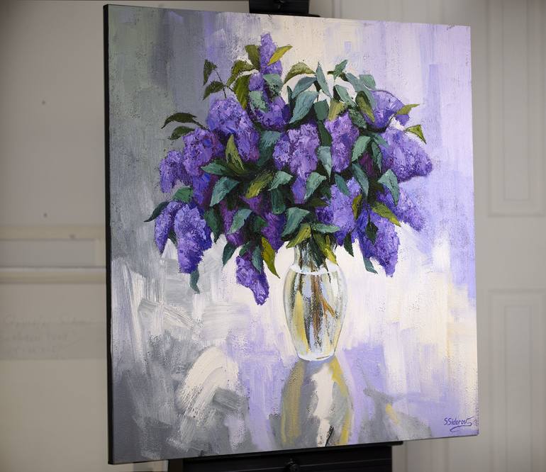 Original Floral Painting by Stanislav Sidorov