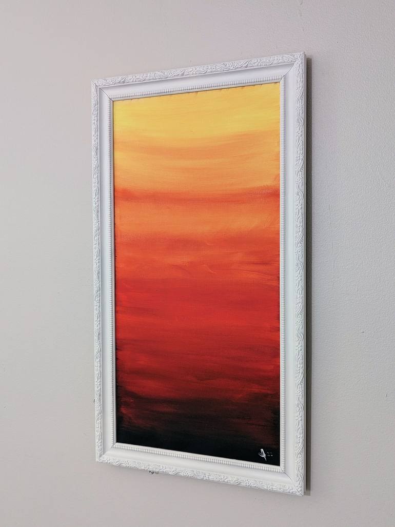 Original Impressionism Abstract Painting by Fatima Malik