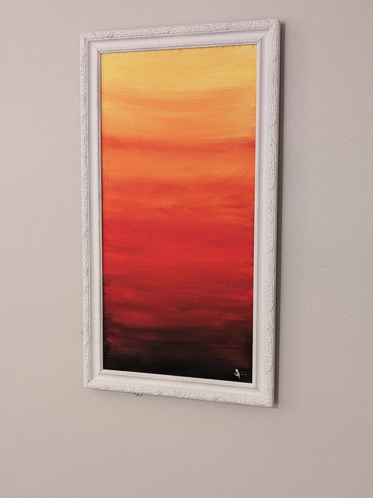 Original Impressionism Abstract Painting by Fatima Malik
