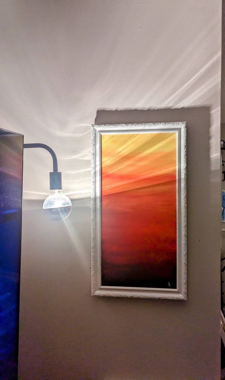 Original Impressionism Abstract Painting by Fatima Malik