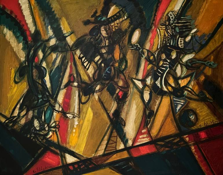 Original Other Abstract Painting by Robert Elibekyan