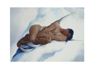 Original Figurative Nude Painting by Christian Tremblay