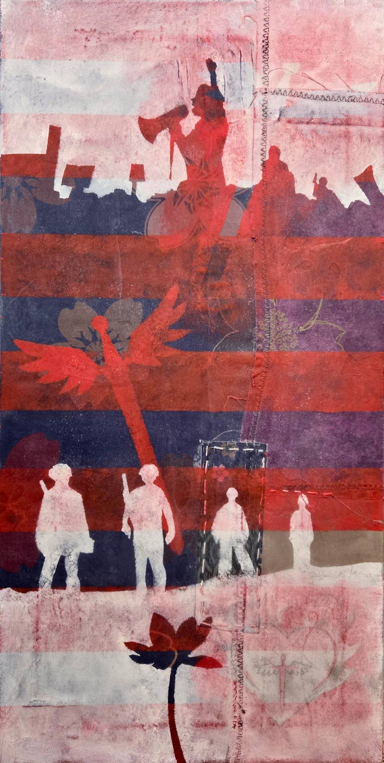 Original Contemporary Politics Mixed Media by Janelle Schneider