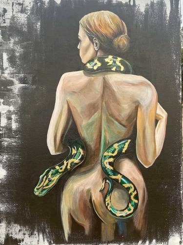 Original Expressionism Nude Paintings by Natalia Grebenkina