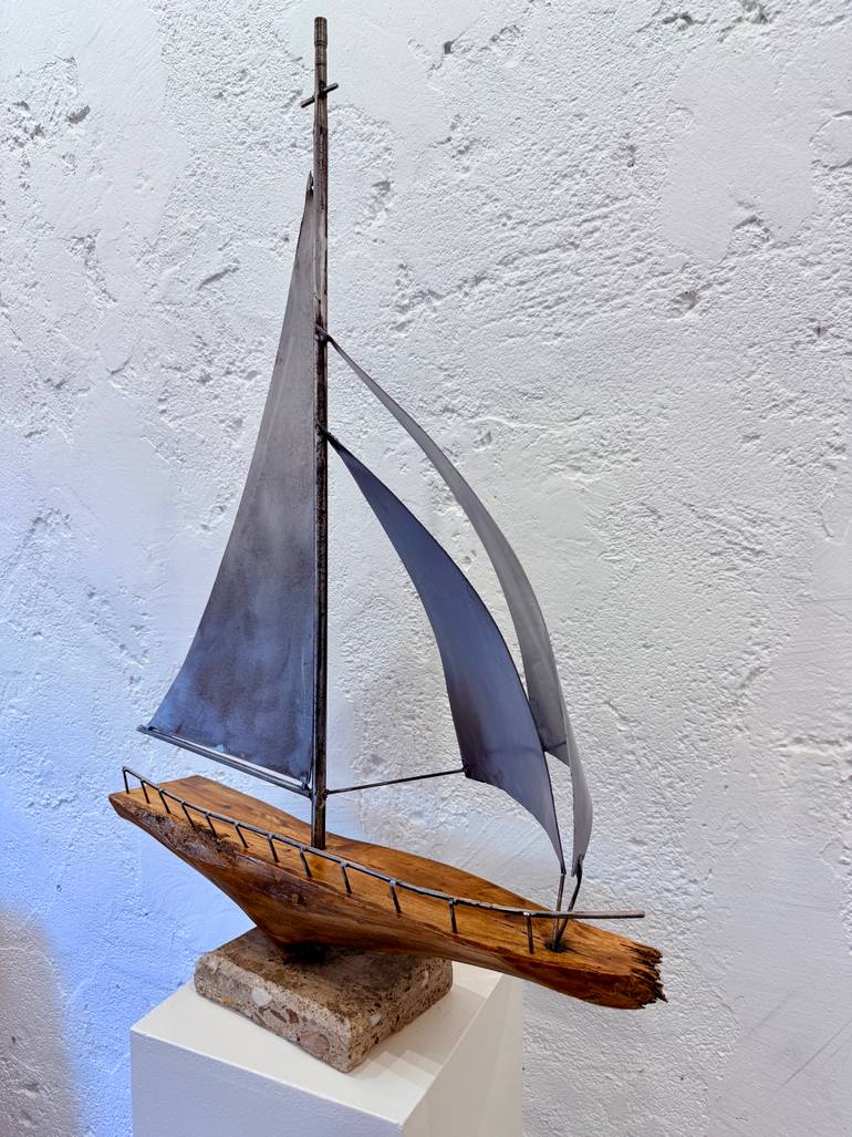 Original Conceptual Boat Sculpture by Nenad Gligic