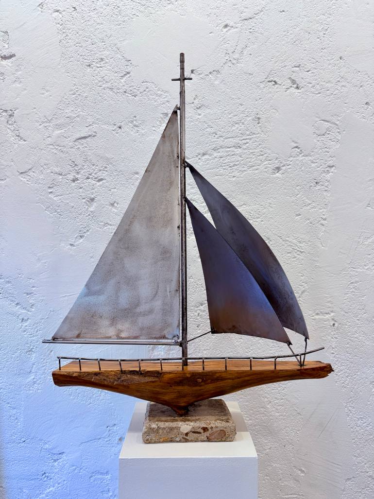 Original Conceptual Boat Sculpture by Nenad Gligic