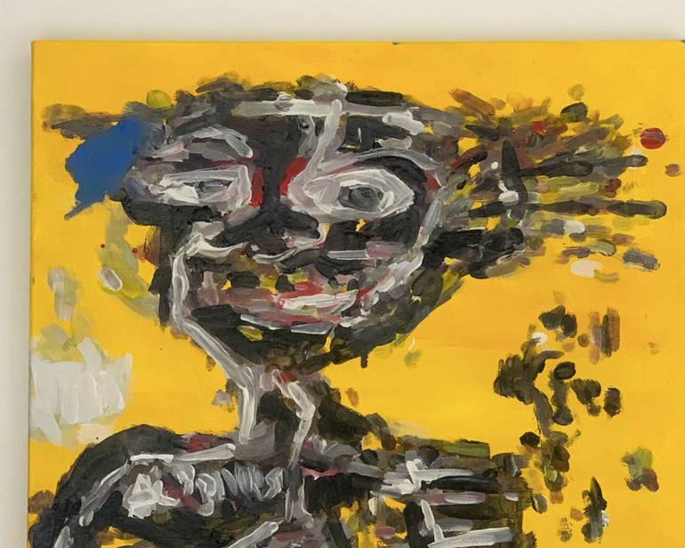 Original Abstract Fantasy Painting by Paint Byrobot