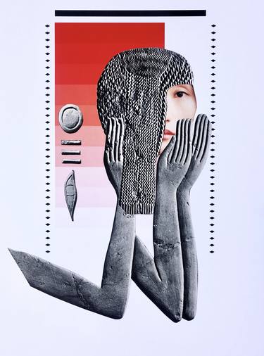 Print of Women Collage by Delphine Blanchard