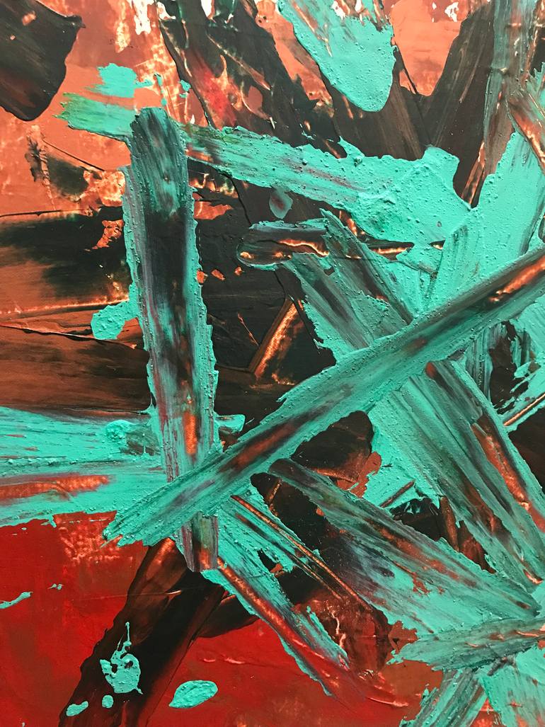 Original Abstract Painting by Meghan Gerba