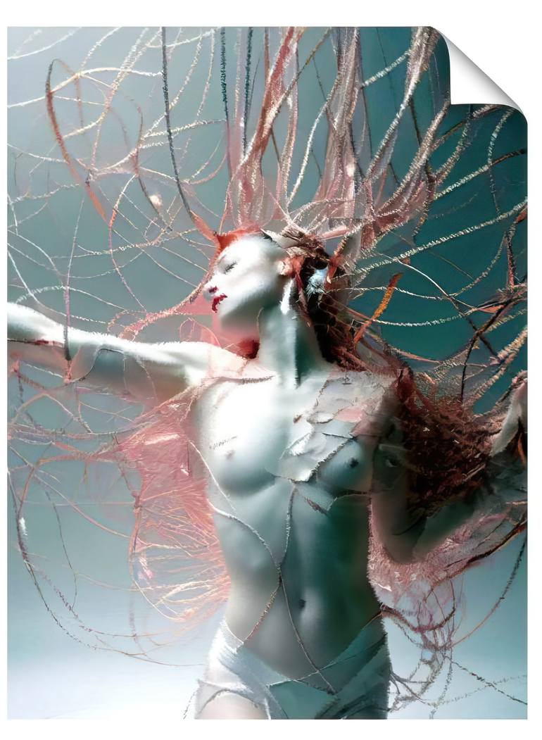 Original Abstract Body Digital by Olga Sosova