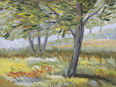 Original Impressionism Landscape Paintings by Paula McHugh