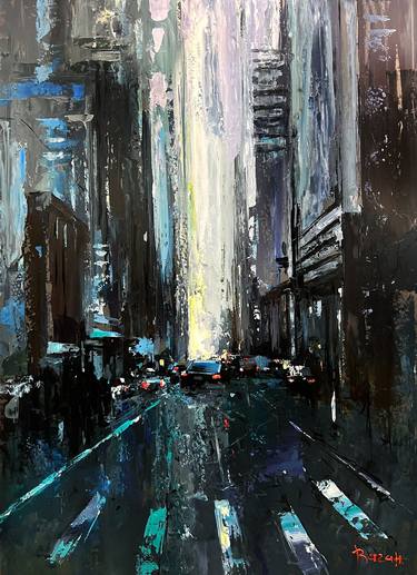 Print of Cities Paintings by Vahan Shahbazyan